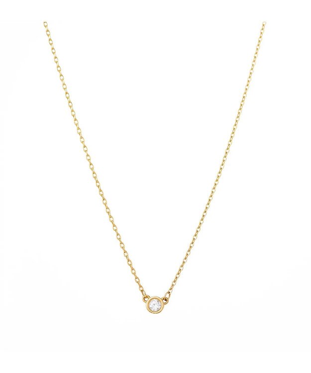 blancotokyo 【金属アレルギー対応】ジルコニアネックレス SOTHIS ゴールド