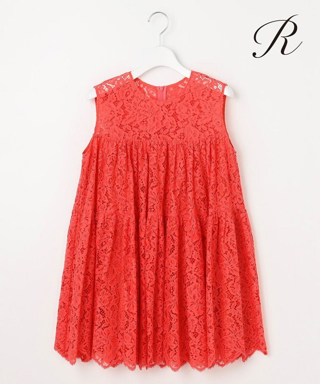 23区 S 【R(アール)】フラワーコードレース ブラウス グァバピンク系