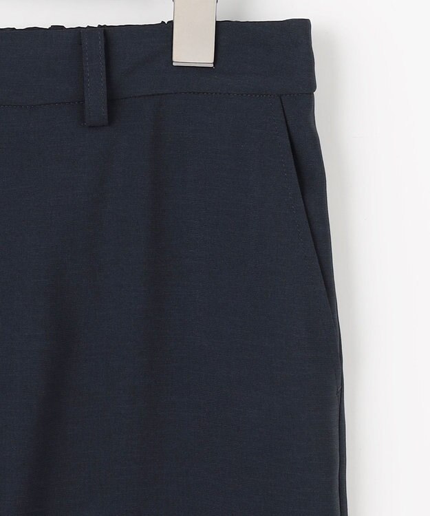 J.PRESS LADIES L 【セットアップ対応】ファンマートロストレッチ テーパード パンツ ネイビー系