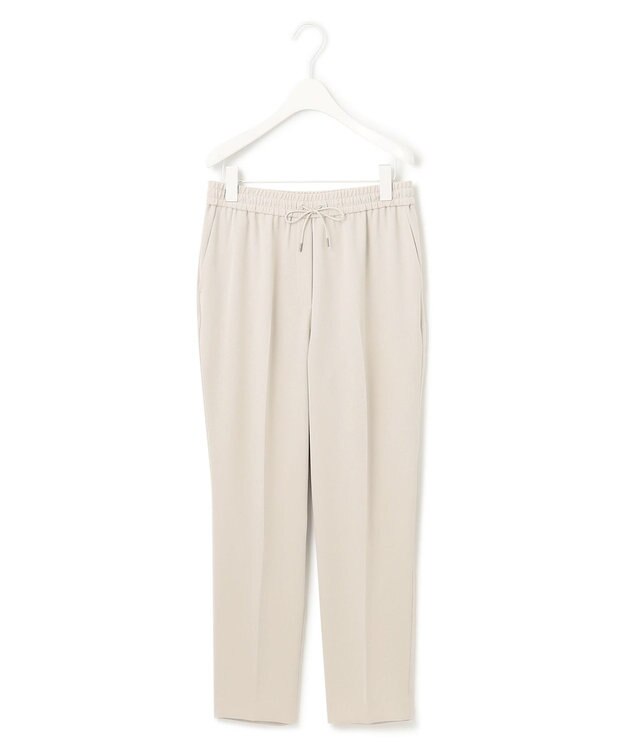 ICB 【洗える】 ライトダブルクロス ドロストパンツ トープ系