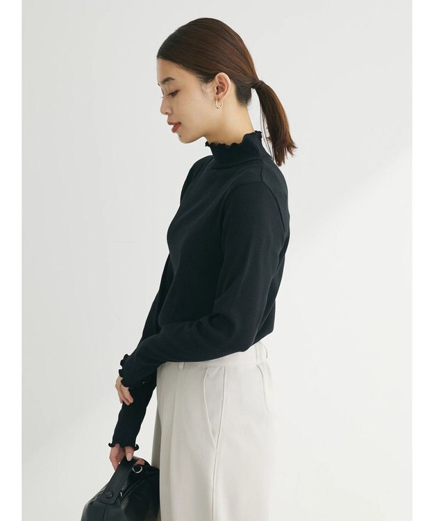 Green Parks ・ＥＬＥＮＣＡＲＥ　ＤＵＥ　テレコハイネックロンＴＥＥ Black