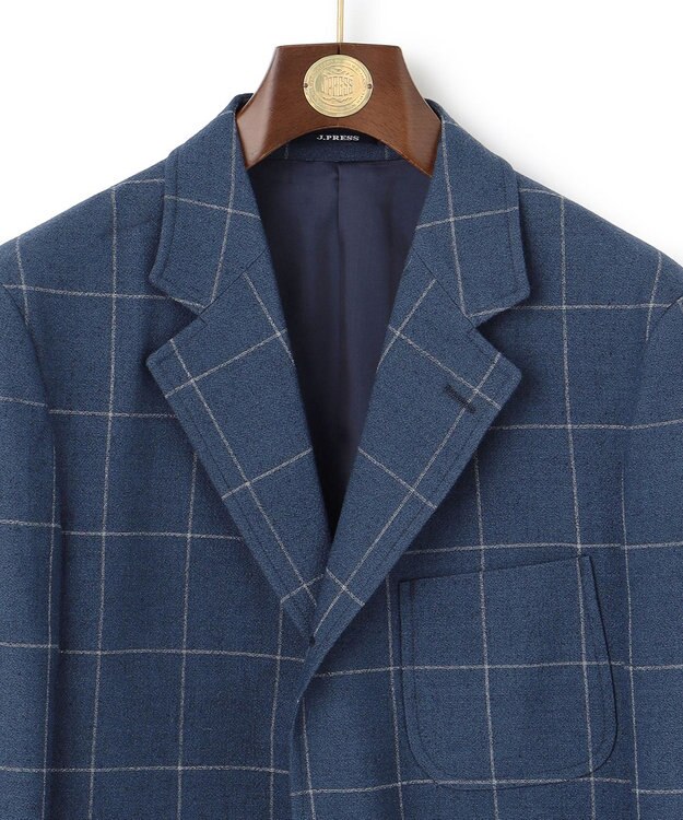 J.PRESS MEN 【NEW STAGE】オーシャンクラブチェック ジャケット ネイビー系4