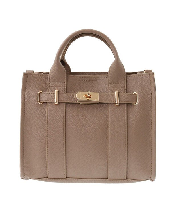 Green Parks ・ＫＯＳＳＯＲＥＣＯ　２ｗａｙベルトスクエアミニバック Gray Beige