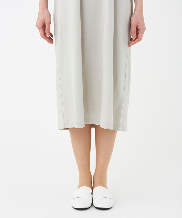 KASHIYAMA 【抗菌消臭】クレンゼ Teeシャツドレス アイスグレー