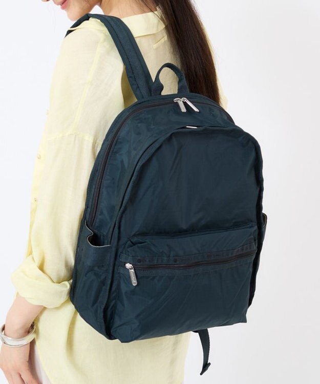 LeSportsac ROUTE BACKPACK/ミッドナイトグリーン ミッドナイトグリーン