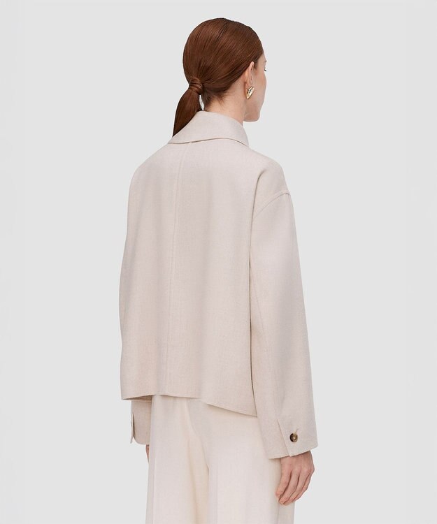 JOSEPH ライトダブルフェイスジャケット Marble Melange