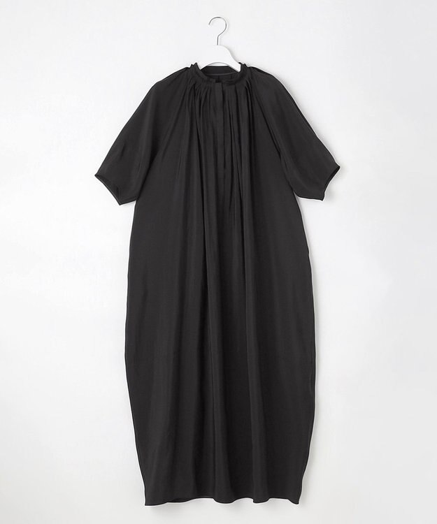 23区 【GOLD LABEL】モダールブロード フォルムワンピース ブラック系