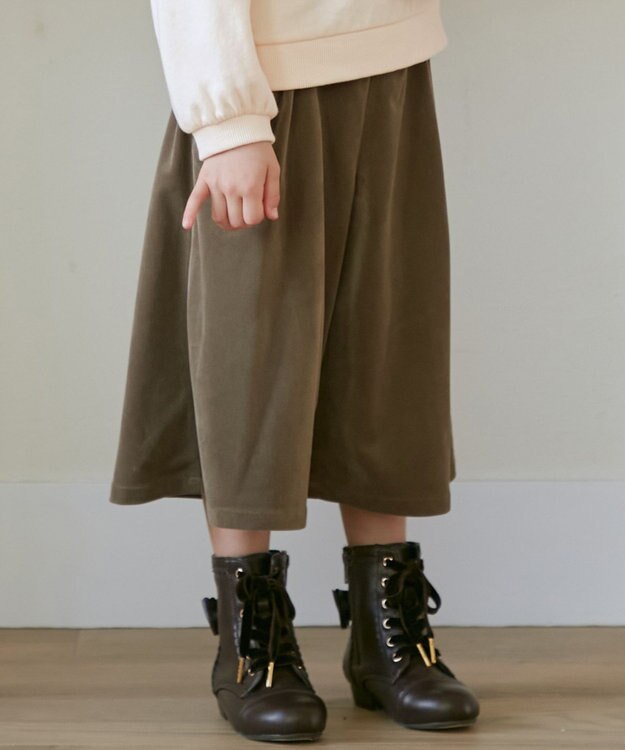 ANY KIDS エステルベロアガウチョ ブラウン