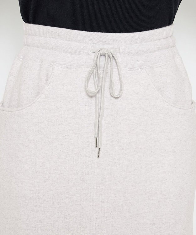uncrave スウェット スカート（uncrave WHITE） ライトグレー