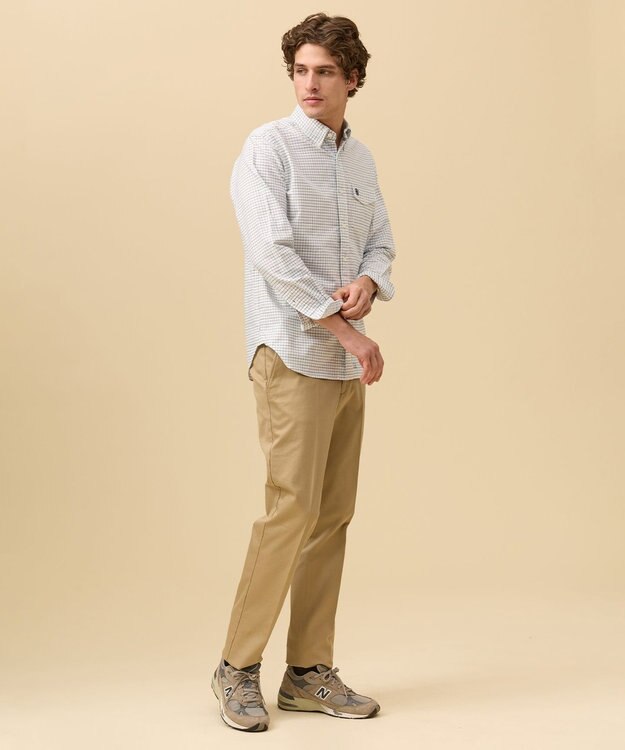 J.PRESS MEN 【IVY SHIRTS / 8色展開】オックスフォードオーバル シャツ /B.D. グリーン系3