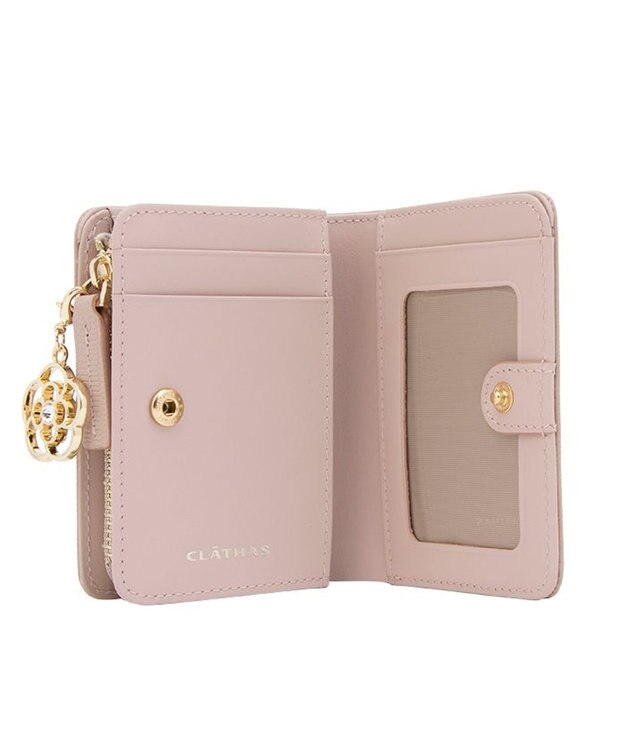 CLATHAS ペーシュ ミニ財布 ペールピンク