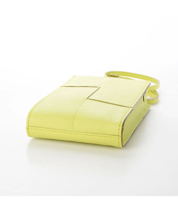 UNBILLION ペルケ perche / イントレチャート姫路レザーショルダー イエロー