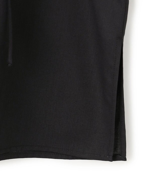 UNFILO L エンブロイダリー ブラウス ブラック