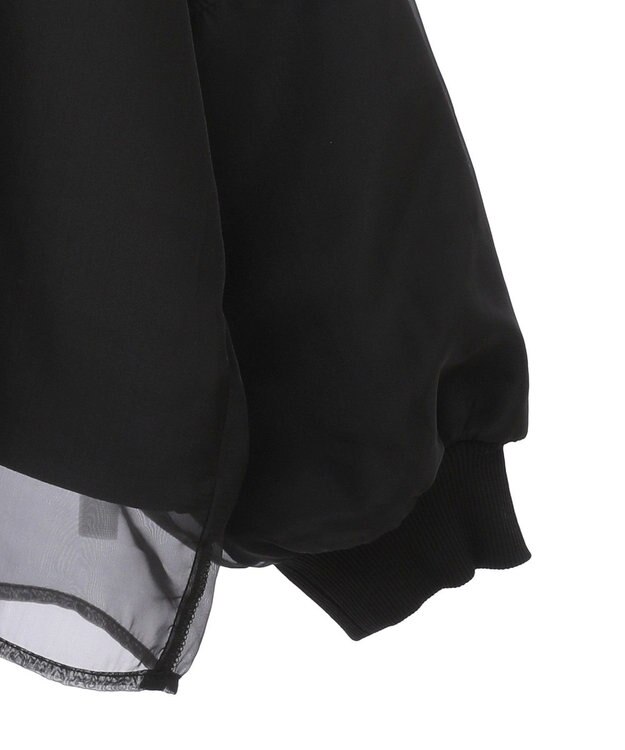 AMERICAN HOLIC オーガンジーレイヤードスウェット Charcoal Gray