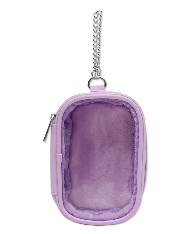 WEGO 【痛バ＆推し活グッズ】ダブルフェイスマルチぬいポーチ ライトパープル