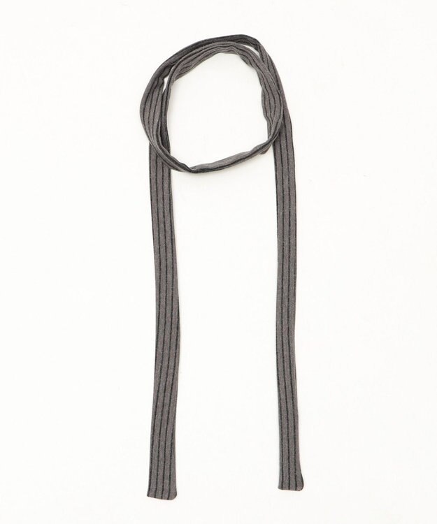 WEGO チョーカー付きボーダーロゴトップ グレー