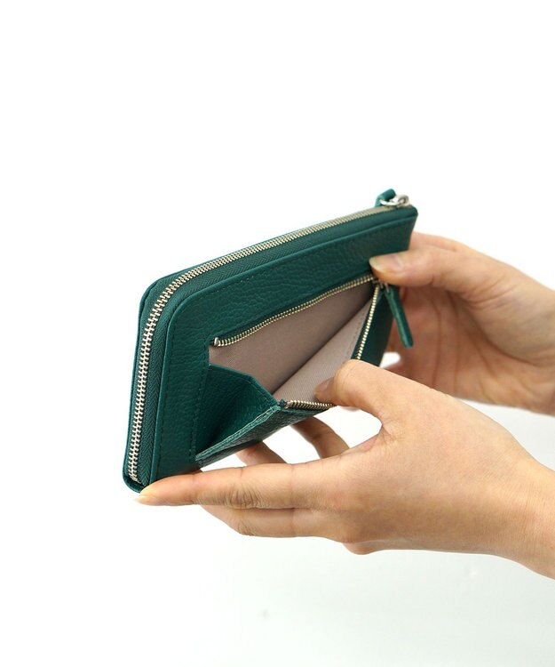 FOLNA RD アドリアレザー スマートLファスナー長財布 ブラック