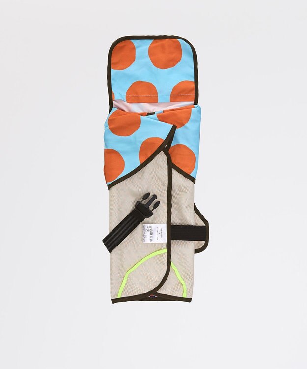 COQ DOTS CROSS ドッグポンチョ レインコート スカイブルー