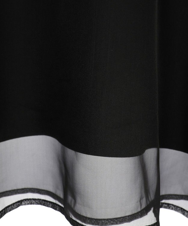 AMERICAN HOLIC オーガンジーレイヤードスウェット Charcoal Gray