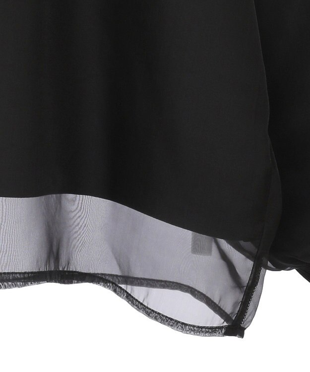 AMERICAN HOLIC オーガンジーレイヤードスウェット Charcoal Gray