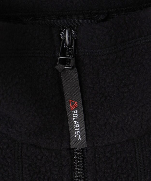 UNFILO MENS 【男女兼用】ポーラテック ボアベスト ブラック