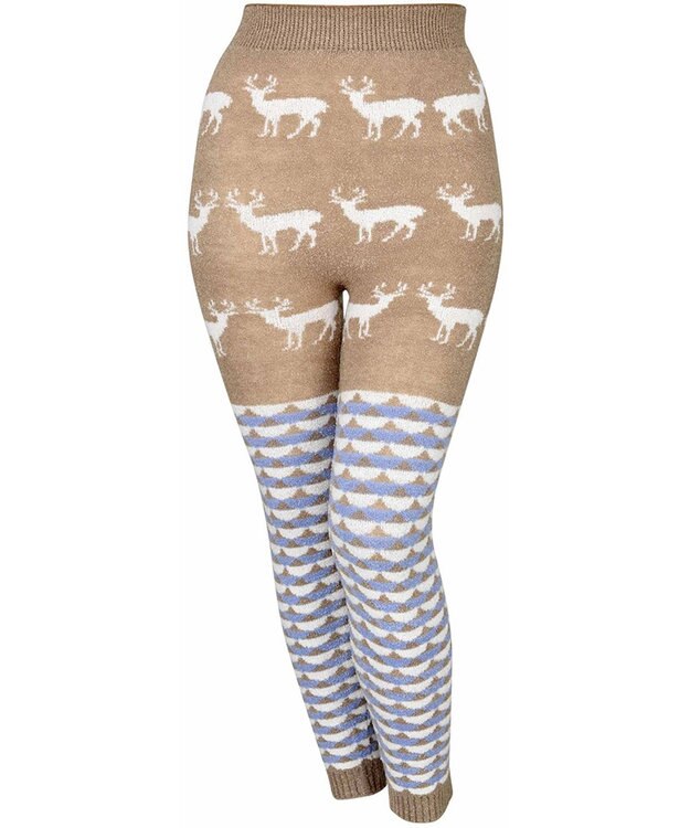 WACOAL 毛パン 足首丈 はきこみ丈ふかめ あたたかボトム ふんわりフィット ふわふわ 毛糸のパンツ レディース PPL755 /ワコール シェルベージュ