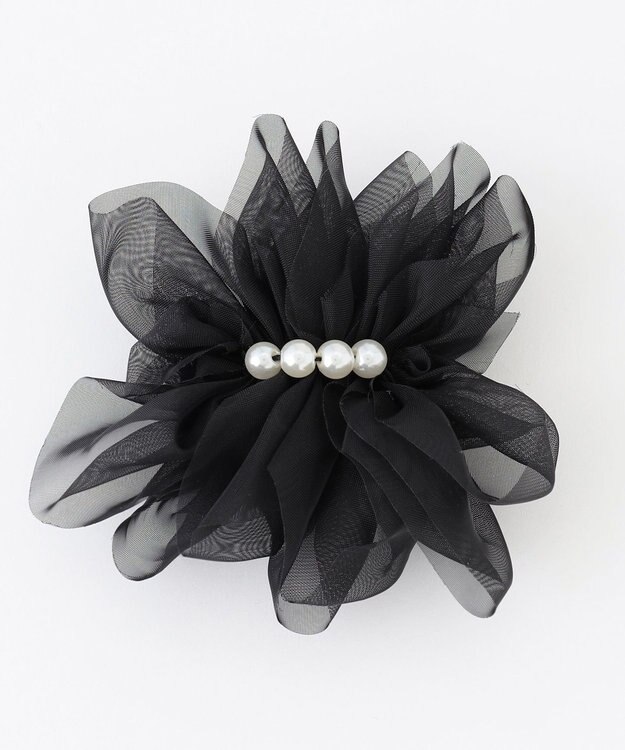 ANY 【2WAY】コサージュヘアクリップ ブラック