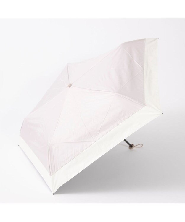 UNBILLION カシュネ cachenez / 【晴雨兼用】【日傘】 【UV カット率99.999.9％以上】PU軽量無地バイカラーミニ折りたたみ傘 ダークベージュ