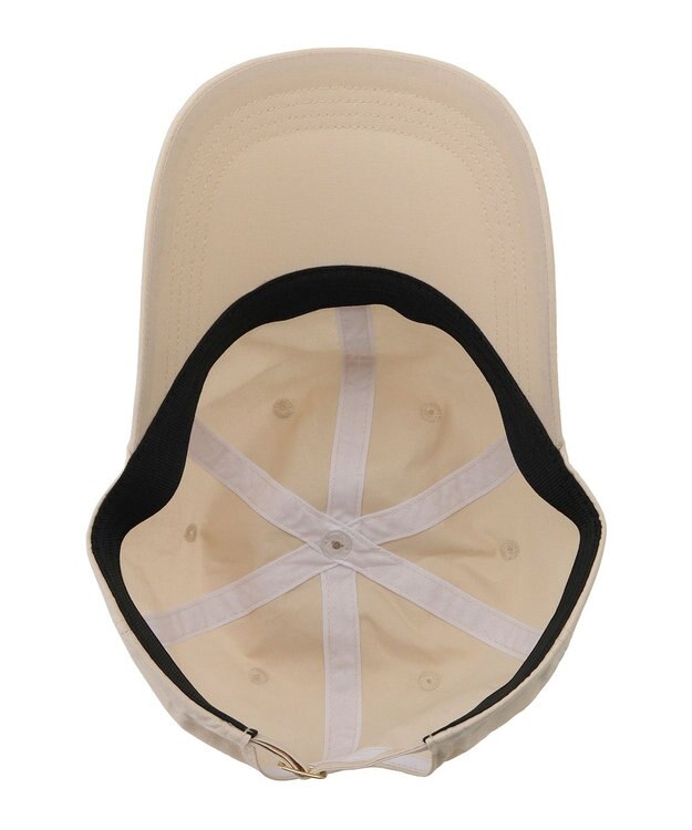 MOONBAT PAUL&JOE ACCESSOIRES(ポール&ジョー）ロゴ入り 深キャップ 帽子 ネコチャーム付 UVカット ホワイト