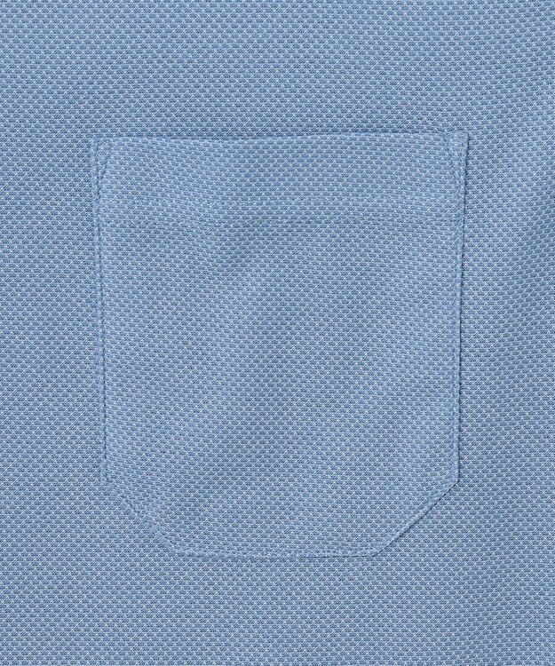 J.PRESS MEN 【ビジネスおすすめ / 吸水速乾】ドレスハニカム ポロシャツ サックスブルー系