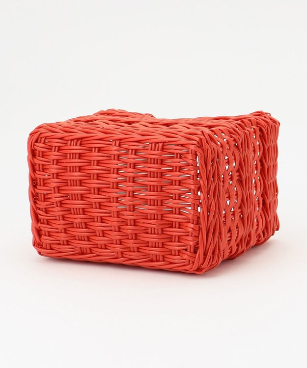 LA BAGAGERIE 【maison vert】【再生ポリエチレン使用】チューブかごバッグ レッド