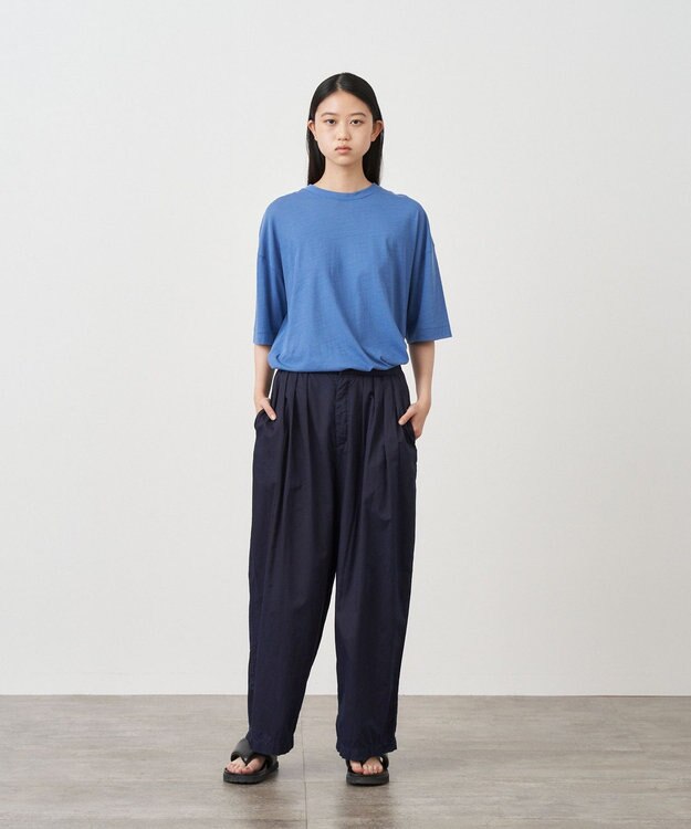 ATON INDIGO FRESCA COTTON | オーバーサイズTシャツ INDIGO