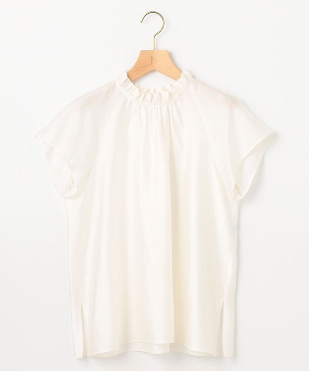 組曲 カールマイヤーハイネック ブラウス アイボリー系