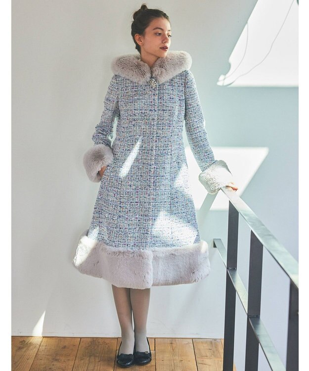 TOCCA WINTER ROMANCE 30周年記念スペシャルコート ブルー系