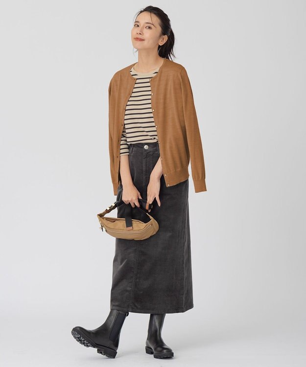 23区 【アンサンブル対応】サステナブルウール カーディガン アンバー