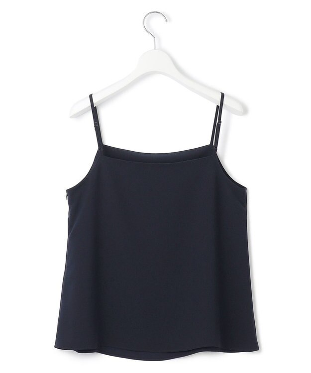 23区 L 【吸水速乾/UVカット/接触冷感】ストレッチジョーゼット キャミソール ネイビー系