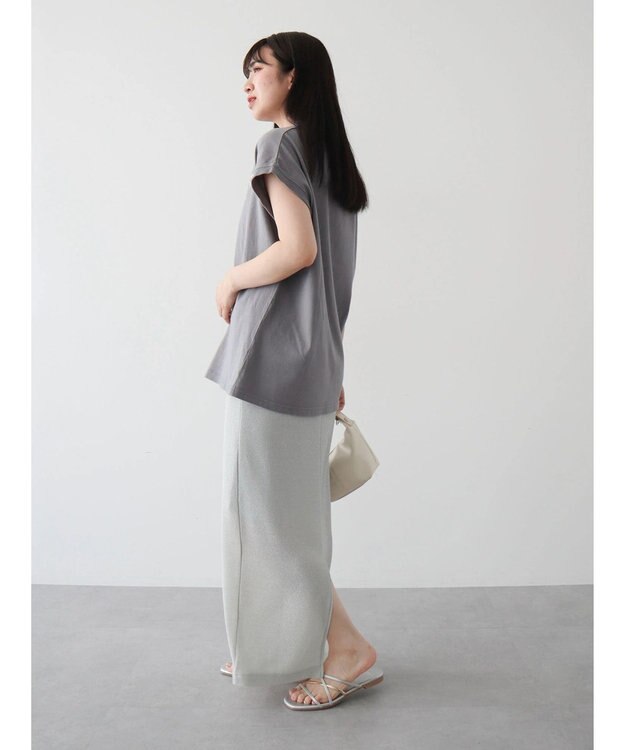 Green Parks ・swing by ドルマンロゴptTEE Gray