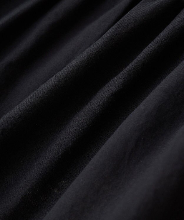 Green Parks ■ＥＳＣＡＲ　バイカラー刺繍ティアードスカート Black