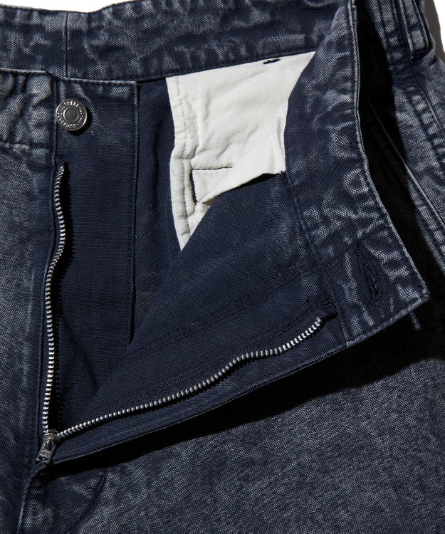 J.PRESS MEN 【J.PRESS ORIGINAL】CHEMICAL DUCK MILITARY TROUSERS ネイビー系