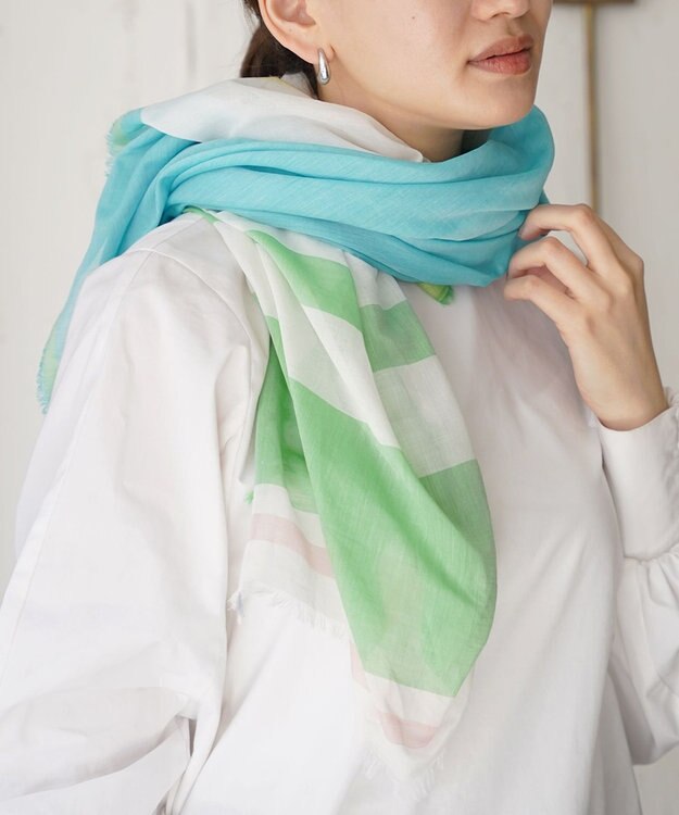 播州織 極細コットンストール / POLS | ファッション通販 【公式通販 播州織 極細コットンストール / POLS | ファッション通販 【公式通販