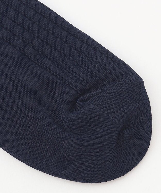 J.PRESS MEN 【J.PRESS BASIC】ハイゲージリブ ソックス ネイビー系