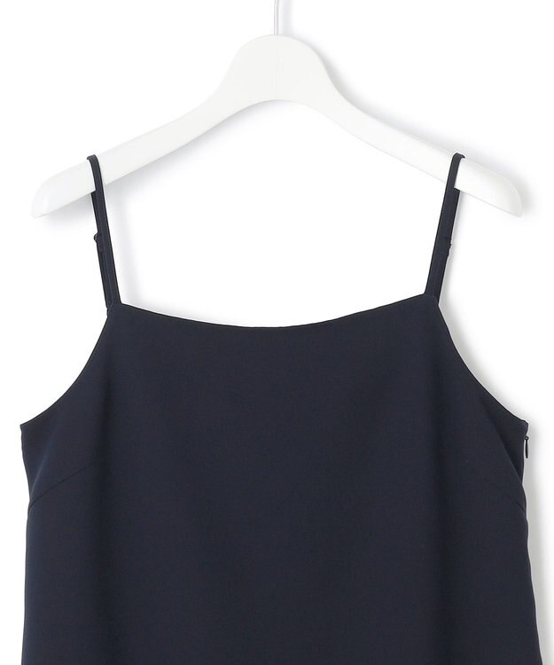 23区 【吸水速乾/UVカット/接触冷感】ストレッチジョーゼット キャミソール ネイビー系