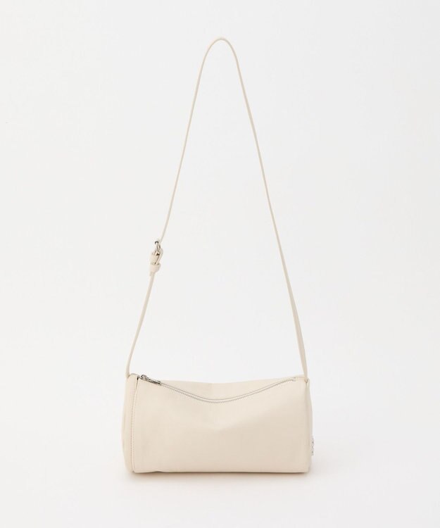 russet ソフトレザーロールショルダーバッグ(CE-1661) Ivory