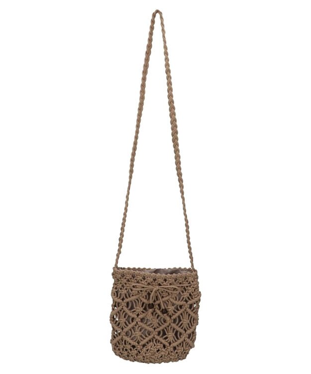 Green Parks ・マクラメキンチャクショルダーバッグ Mocha