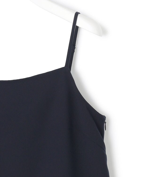 23区 L 【吸水速乾/UVカット/接触冷感】ストレッチジョーゼット キャミソール ネイビー系