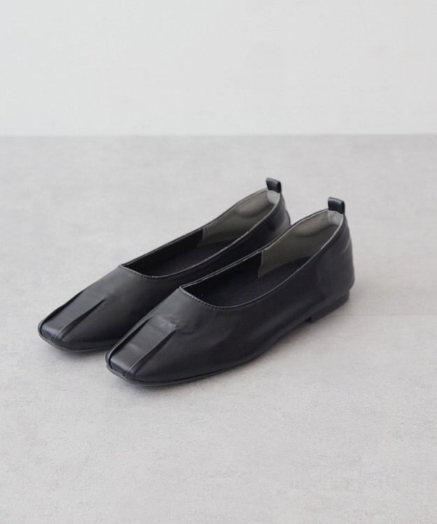 AMERICAN HOLIC 整履きフロントタックパンプス Black