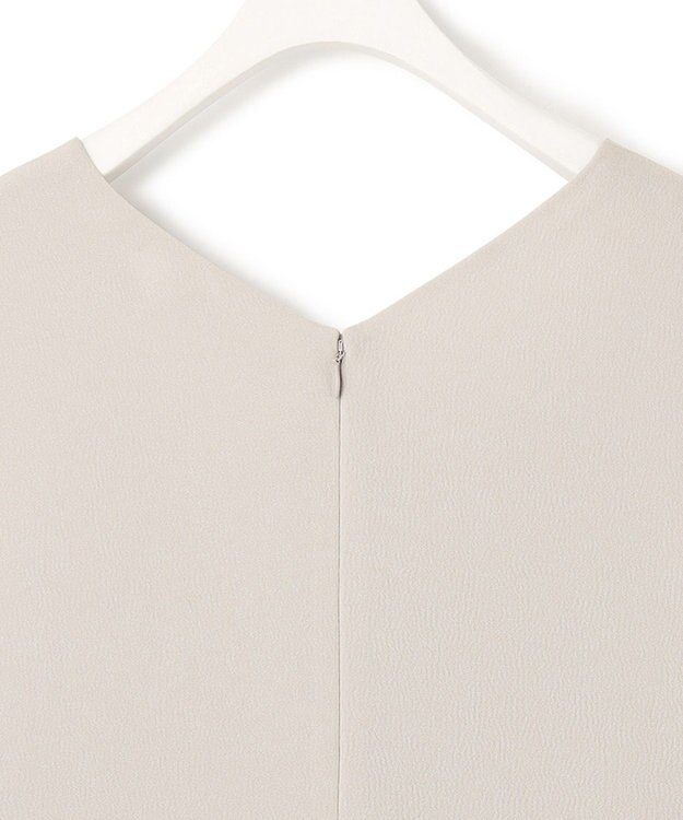 ICB 【WEB限定・洗える】BackSatinGeorgette ジャンパースカートワンピース ベージュ系