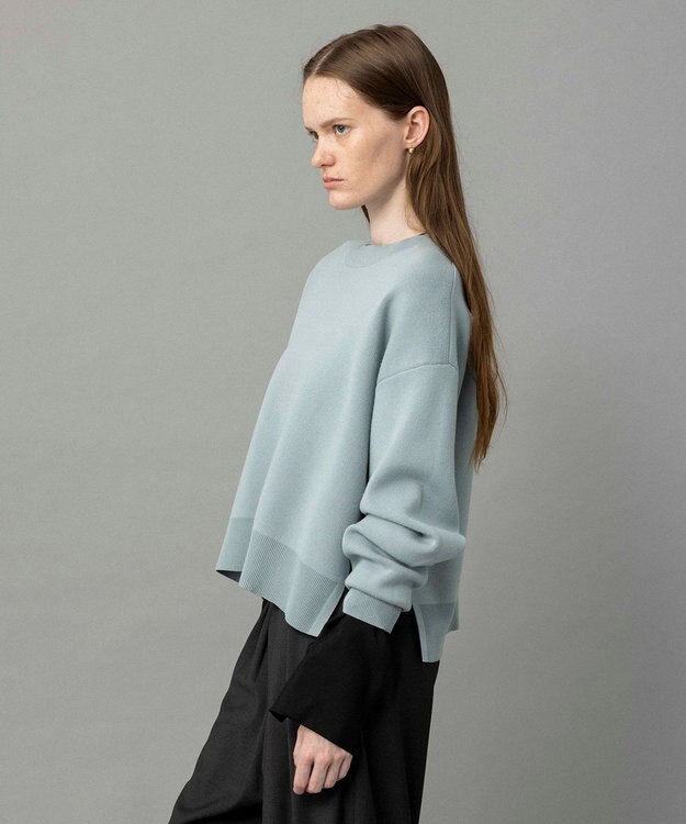 NAVE 【ReNAVE・洗える】シアーボイル ブラウス ブラック系