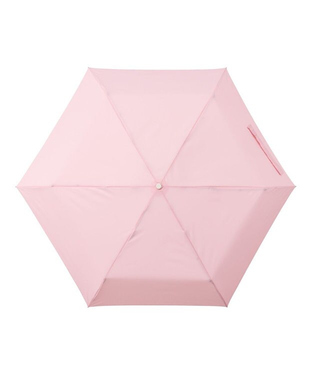 MOONBAT 【超撥水】フロータス (FLO(A)TUS) 折りたたみ傘 無地 UV 55cm ペールピンク