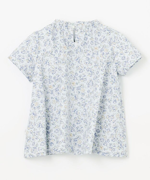 組曲 KIDS 【110-140㎝】サクラララ・ブラウス サックスブルー系5